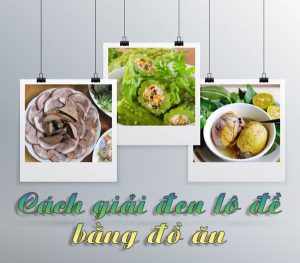 Dùng đồ ăn đề giải đen lô đề
